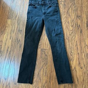 MOTHER Black Skinny Jeans Sleek Fit